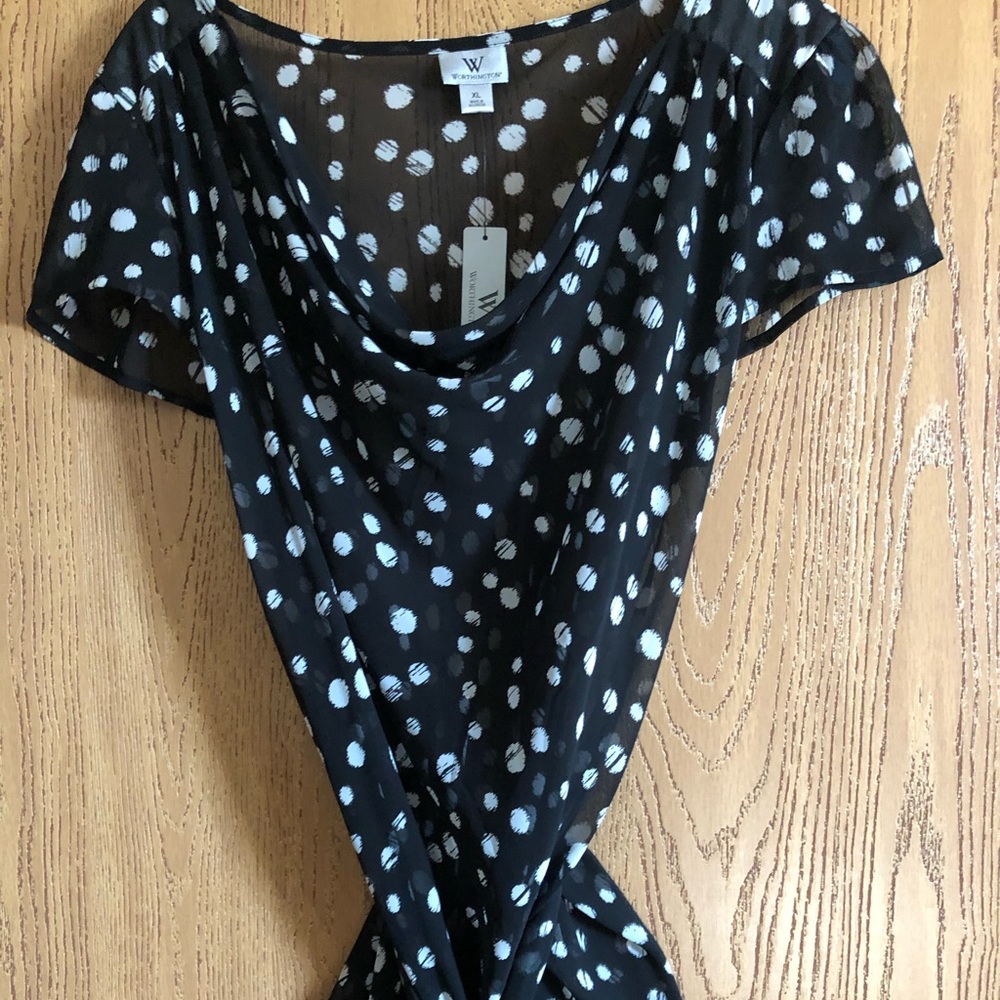 Dressy summer sheer top
